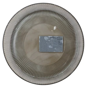 New IKEA HAVSGADDA Side Plate Gray Stripe Pattern 21 cm (8 ") 006.074.09 - Picture 1 of 2