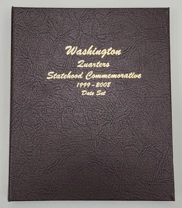 Dansco Albums # 7146 Unc State Quarters All 50 States 1999-2008 Slight Toning - Picture 1 of 11