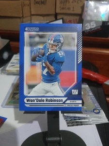 2024 Panini Donruss - Wan'Dale Robinson #272 Blu - Foto 1 di 3