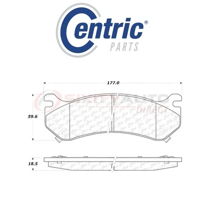 Centric C-TEK Ceramic Disc Brake Pads for 2002-2006 Chevrolet Avalanche 1500 ni Foto 1 de 4
