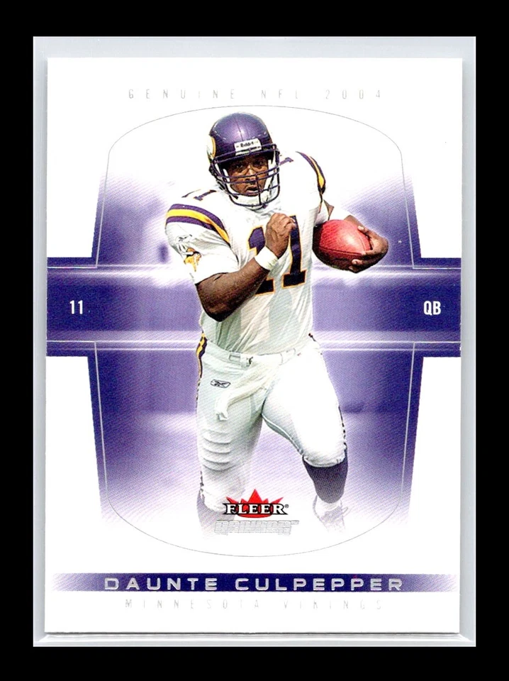 Daunte Culpepper - 2004 Fleer Genuine #74 - Minnesota Vikings - Image 1 of 2