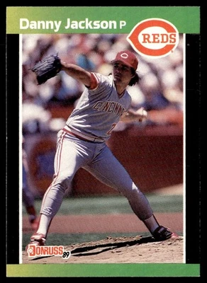 1989 Donruss Danny Jackson Cincinnati Reds #124 - Image 1 of 2