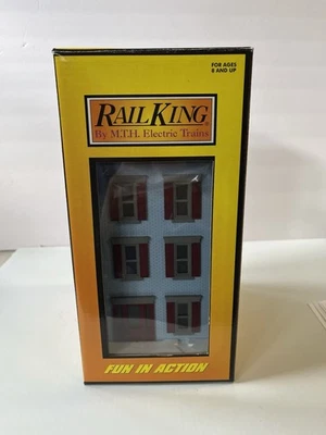 MTH RAIL KING 30-90239 EDIFICIO DE CASA DE PUEBLO DE 3 PISOS ESCALA #2 O, caja Foto 1 de 4