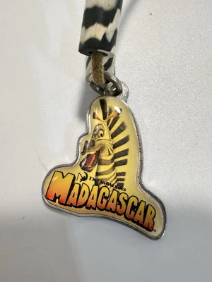 Collar colgante #48D Dreamworks Madagascar Animación 2005 Marty Zebra Foto 1 de 4