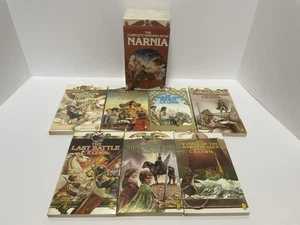 C.S. Lewis Chronicles of Narnia Complete 7-Book Box Set Vintage 1981 ULTRA RARE - Bild 1 von 6