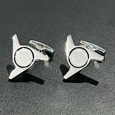Undo Left Side Wheel Spinner Men Birthday Gift Cufflinks In Box - Image 1 of 4