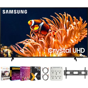 Samsung 55" DU8000 Crystal UHD LED 4K Smart TV (2024) with Movies Streaming Pack - Picture 1 of 12