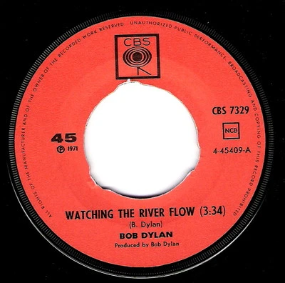BOB DYLAN WATCHING THE RIVER FLOW / SPANISH THE LOVING TONGUE IMPORT SINGLE NM++ - Image 1 of 4