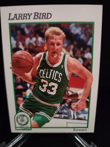 LARRY JOE BIRD 1991 HOOPS NBA #9 BOSTON CELTICS NBA BASKETBALL CARD - Picture 1 of 2