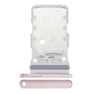 Dual Sim Card Tray Compatible For Samsung Galaxy S21 Plus (Phantom Pink) - Picture 1 of 5