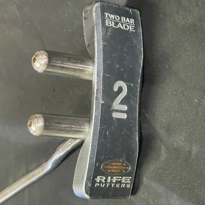 Putter Guerin Rife 2 Bar Blade para diestros 34,5" eje central Foto 1 de 4