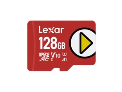 Lexar PLAY 128GB microSDXC UHS-I-Card, Up To 150MB/s Read, Compatible-with Ninte - Image 1 of 3