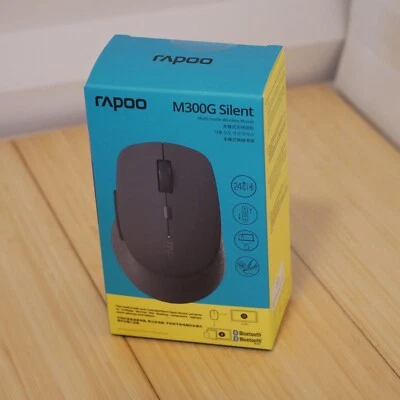 RAPOO M300 Silent Wireless Bluetooth Mouse, Multi-Device, 1600 DPI for Laptop PC - Image 1 of 4