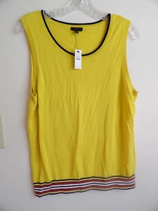 Chaleco Suéter Talbots Para Mujer Estilo Clásico Para Mujer Sin Mangas L Nuevo Con Etiquetas - Imagen 1 de 3