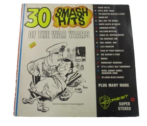 30 Smash Hits of the War Years 33RPM Vinyl Record Gatefold Cover R.A.A.F Band - Picture 1 of 12