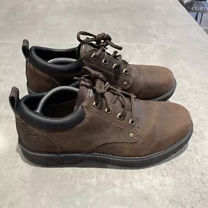 Skechers Herren Relaxed Fit: Segment 2.0 Seggler Brogue Stiefel UK 10 Braun Schnürer - Bild 1 von 9