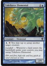 Tideforce Elemental *Uncommon* Magic MtG x1 Worldwake MISPRINT (centering)