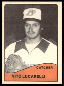 1979 TCMA Appleton Foxes 3 Vito Lucarelli   Appleton Foxes  Baseball Card