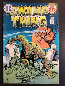 Cubierta de tumba Swamp Thing 13 (1974) en muy buen estado 8.0 Redondo/Wein origen contado | - Imagen 1 de 4