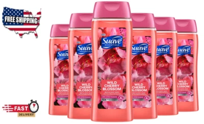Suave Moisturizing Body Wash, with Wild Cherry Blossom and Vitamin E Ext, Pcs 6 - Image 1 of 4