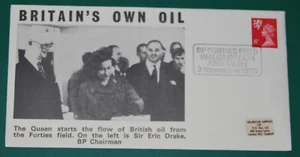 GREAT BRITAIN, FDC (1975)- BRITAIN'S OWN OIL - Picture 1 of 2