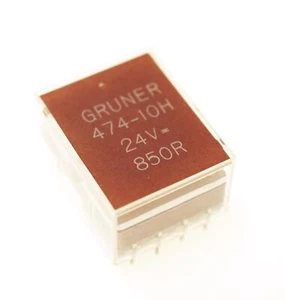 Relé VERDE 474-10H 24V 850R THT 4xNO #713335 - Imagen 1 de 1