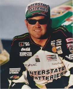 BOBBY LABONTE 8X10 COLOR PHOTO NASCAR RACING DRIVER INTERSTATE BATTERIES - Picture 1 of 1