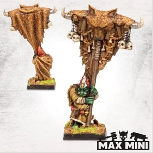 MaxMini: Resin 28mm Goblin Battle Standard (1) - Picture 1 of 3