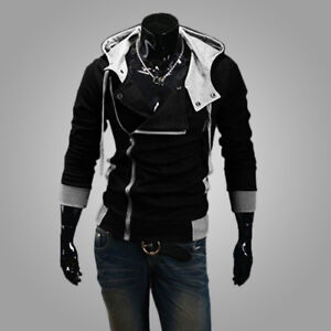 Men's Stylish Creed Hoodie Coat Cosplay For Assassins Jacket Costume Coat Lot