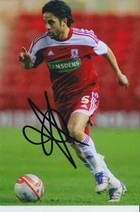 MEROUANE ZEMMAMA HAND SIGNED 6X4 PHOTO - FOOTBALL AUTOGRAPH - MIDDLESBROUGH. - Picture 1 of 1