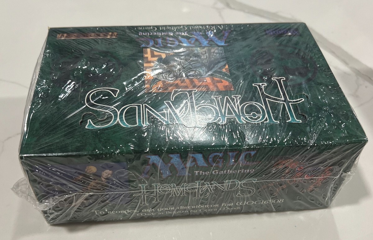 Magic: The Gathering Homelands Sealed Collectible Card Game Magic: The Gathering Homelands Sealed Collectible Card Game