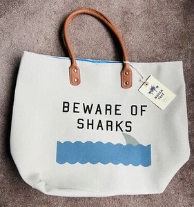 Large Canvas Beach Tote New Nice!!! - Picture 1 of 5