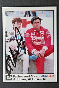 Al Unser Jr Indy Race Car Driver Autograph Signed 1985 A&S FATHER & SON #51 JSA - Picture 1 of 4