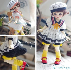 【Tii】 Pequeño pato lindo 2 colores conjunto 1/6 BJDYOSD DD GR DZ muñeca ropa vestido   - Imagen 1 de 9