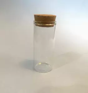 Bottiglia Vetro 20ml Grande Sughero Etichetta Personalizzata Abbiamo Legato il Nodo Fai un Colpo Lb3b - Foto 1 di 8