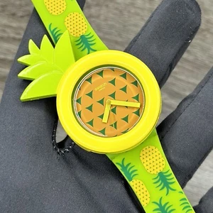 NEW✅LIMITED EDITION✅ Swatch Originals EXOTIC TASTE Pineapple Silicone Watch - Picture 1 of 17