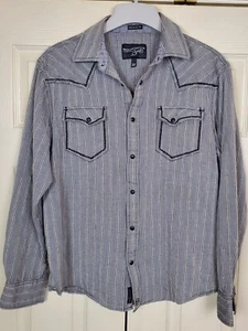 Moonshine Spirit by Brad Paisley Reg. Fit Size Medium Snap Front Western Shirt - Picture 1 of 12