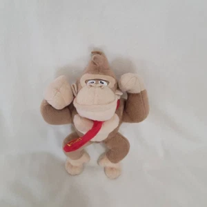 Super Mario Bros. Donkey Kong Stuffed Plush Gorilla Toy 9" Tall - Picture 1 of 5