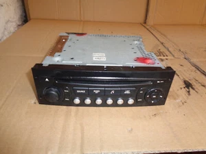 CITROEN C2 2007 RADIO CD STEREO PLAYER CHASSIS CODING SIEMENS 96624490XT - Picture 1 of 5