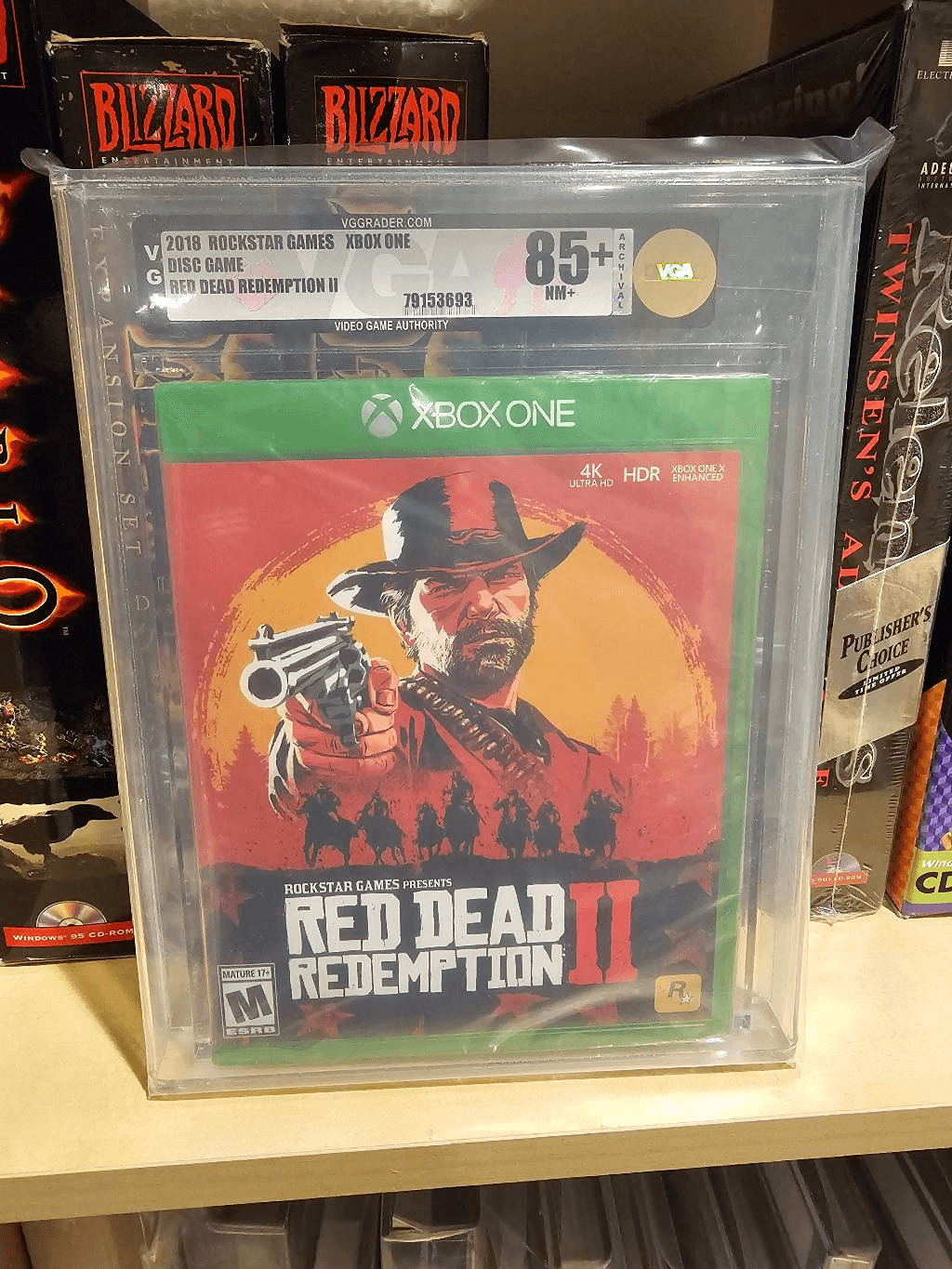 Red Dead Redemption 2 VGA 85+ Xbox One Sealed Video Game