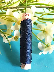 1148BBIS / Superb Coil Drawstring Silk Gutermann " Blue Royal " N° 309 - Picture 1 of 1