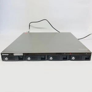 QNAP TS-410U 4Bay Rack Mount Network Attached Storage 52100-001093 (No Drives) - Picture 1 of 12