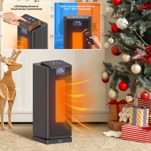 1500W Portable PTC Air Fan Heater Home Space Electric For Indoor Bedroom Office - Picture 1 of 12