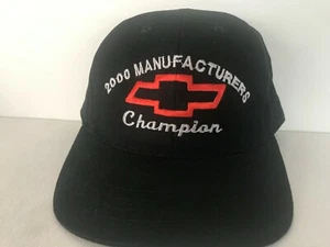 Vintage Chevrolet Hat 2000 Manufacturers Champion - Bush Grand National Series - Picture 1 of 6