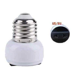 Mini! USA /EU Bulb Base Adapter Sockel E27 Schrauben Stecker Stecker - Bild 1 von 3