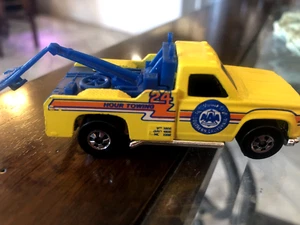 Mint Vintage 1974 Hot Wheels Ramblin' Wrecker AAA 24hr Towing Yellow/Blue - Picture 1 of 8