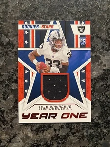 2020 Panini Rookies And Stars Lynn Bowden Jr Year One Rookie Jersey #YO-LB - Picture 1 of 3