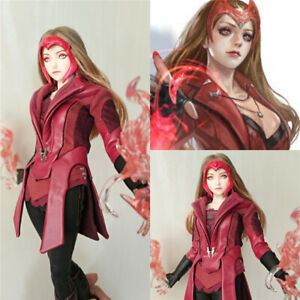 1:6 Scarlet Witch Obitsu Head Sculpt For 12inch Female PH LD UD Figure Body Toys