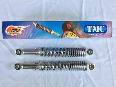Chrome Rear Shock,Pair  - Suzuki TM75 TS50 TS75  New - Image 1 of 2