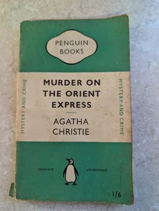 AGATHA CHRISTIE - MURDER ON THE ORIENT EXPRESS - PENGUIN BOOKS 1950 - Picture 1 of 12